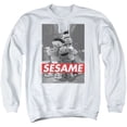 thumbnail image 1 of SESAME STREET/SESAME-ADULT CREWNECK SWEATSHIRT-WHITE-2X, 1 of 1