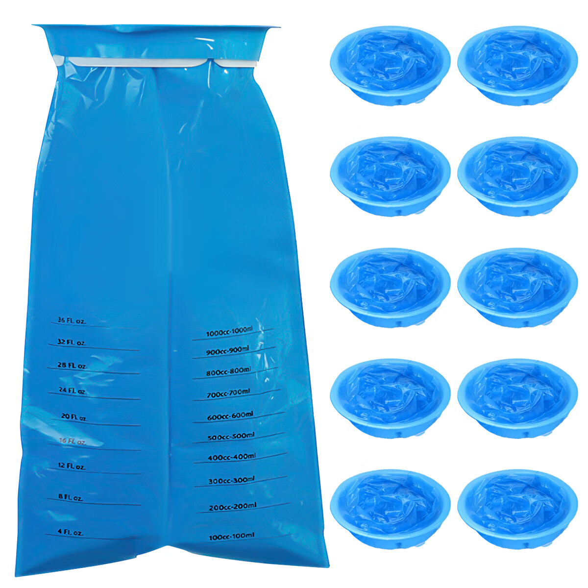 SESAVER 10/50 Pcs Sick Bags 1000ml Emesis Bags Car Sickness Bag