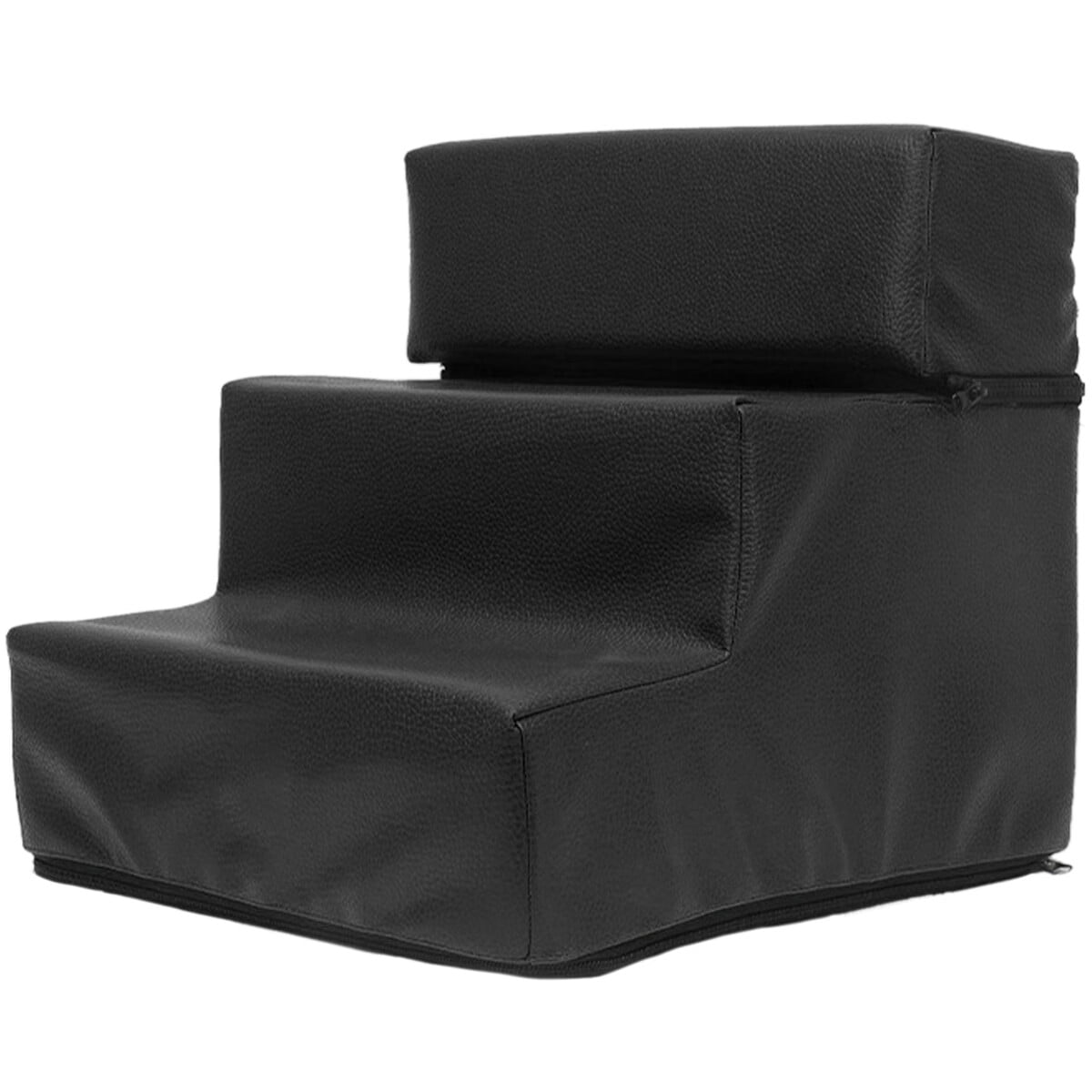 SESAVER Dog Ramp Stair Cover 3 Step Leather Pet Stair Cover Removable