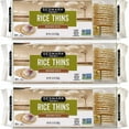 SESMARK Brown Rice Thins TMA3 Gluten Free, NonGMO, Whole Grain