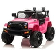 thumbnail image 1 of SESSLIFE 12V Kids Ride On Car, Pink Electric Car for Girls, Motorized Riding Toys with Parents Remote Control, LED Lights, 1 of 10