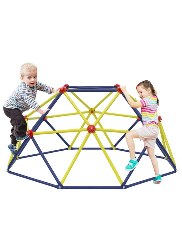 SESSLIFE 6ft Outdoor Dome Climber, Kids Jungle Gym Dome for 3-5 Years Old, Supports 500lbs, TE1305