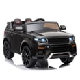 thumbnail image 1 of SESSLIFE Black Power Ride On Toy, 4 Wheels Ride On Car for Age 3-5, 12V Remote Control Motorized Riding Toys with Led Headlights, Seat Belt, TE1535, 1 of 10