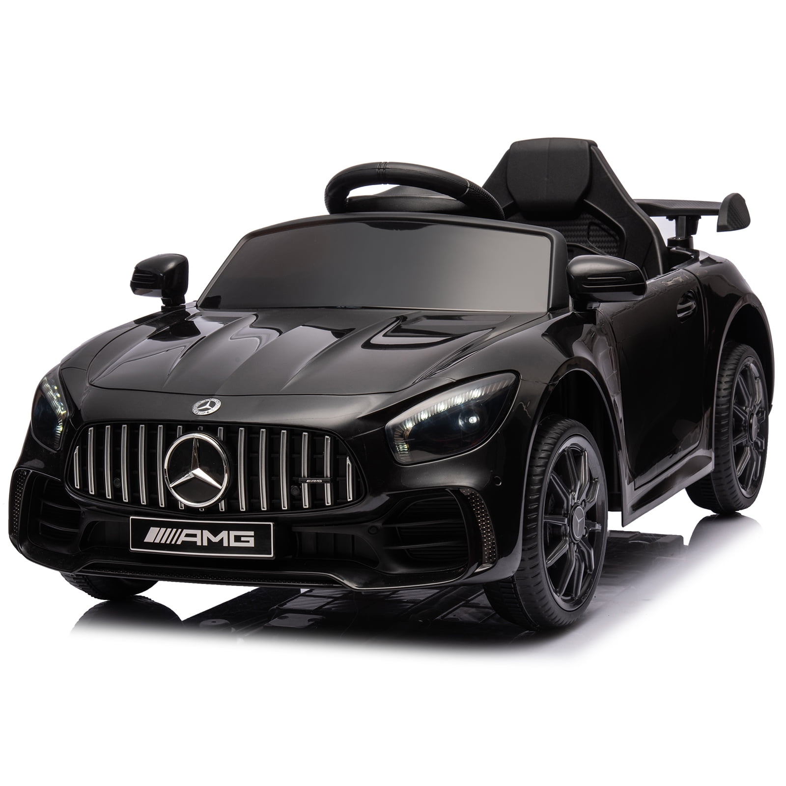 Modern Toy Car Rideable SESSLIFE Black Ride On Toy, Ride On Car for Age 3-5, 12V Remote Control ...
