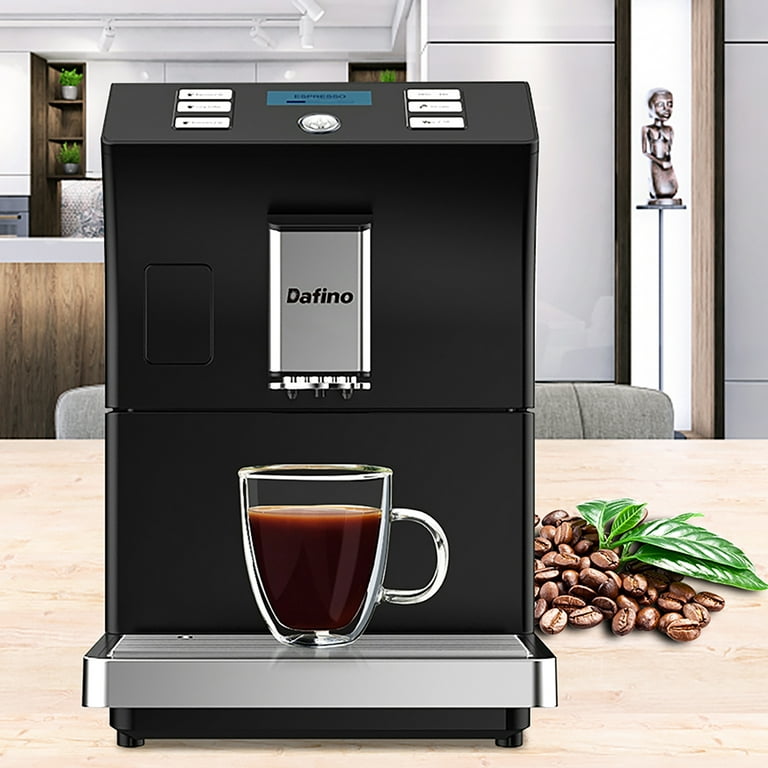 SESSLIFE Coffee Espresso Maker, Fully Automatic Espresso Machine, Coffee  Maker with Grinder and Automatic Cleaning, Produce 4 Kinds Coffee Drinks,  Black, TE1131 