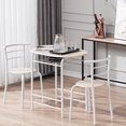 thumbnail image 1 of SESSLIFE Kitchen Table and Chairs for 2, Modern Dining Room Table Set, 3 Pieces Dining Room Set, Small Dining Table Set for 2 for Living Room, Kitchen, 1 of 7