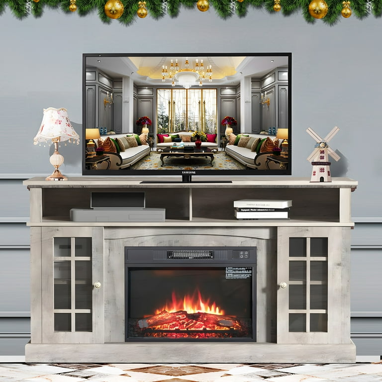 Electric fireplace tv 2024 stand under $300