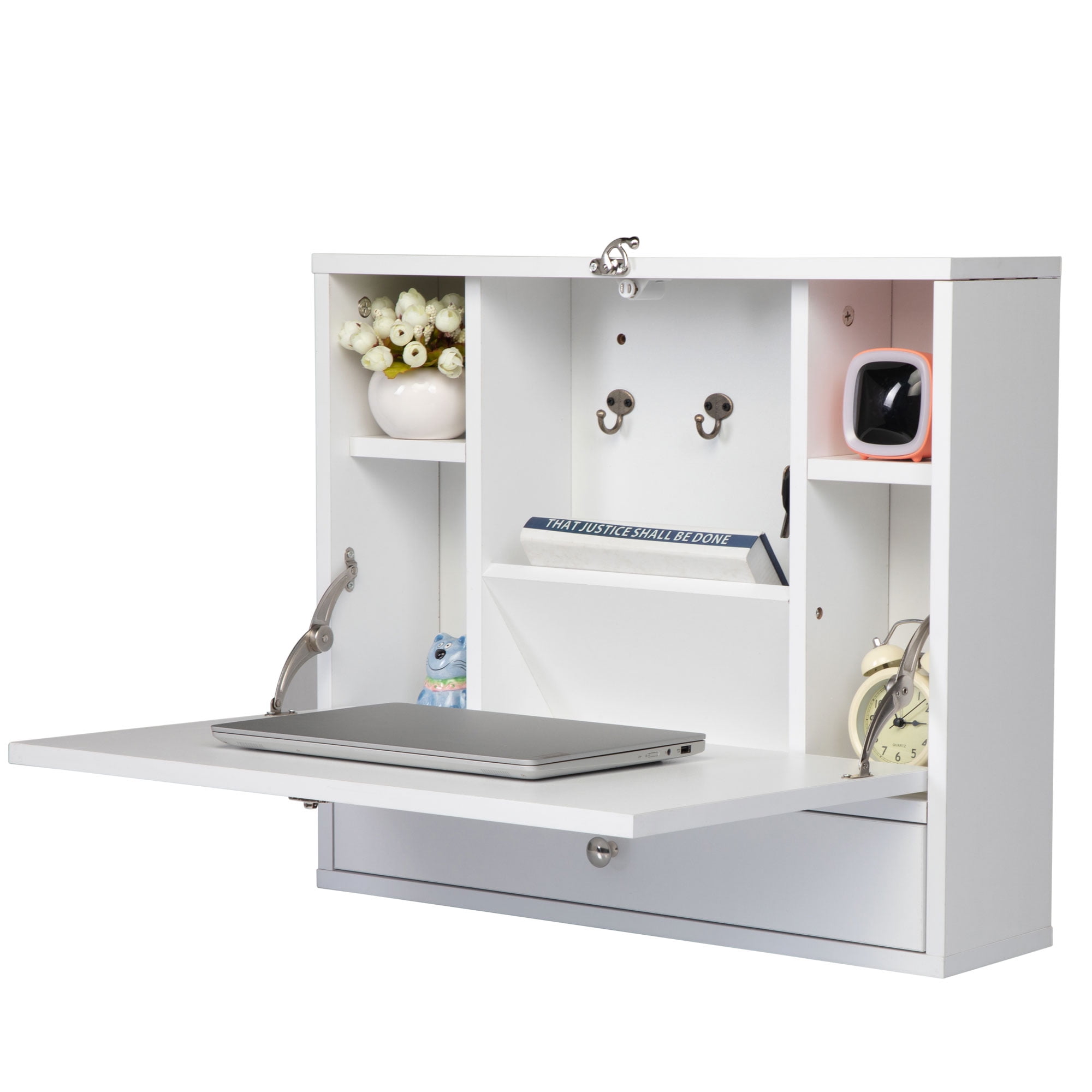 Foldable wall mounted laptop table deals