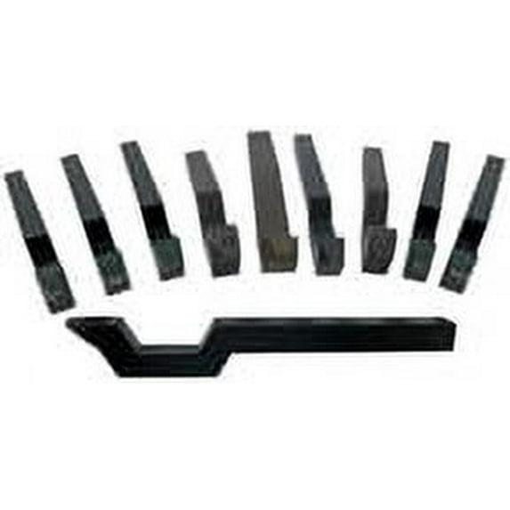 SET OF 0-9 BENT STAMPS