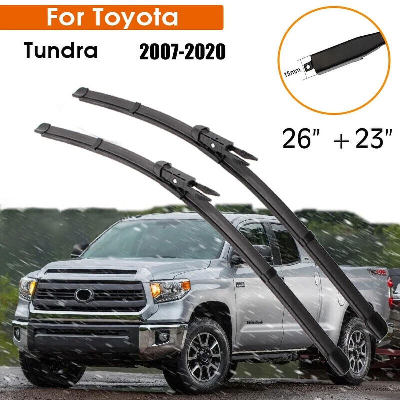 SET OF 2 For TOYOTA TUNDRA 20072018 WIPER BLADE SET LEFT & RIGHT BEAM