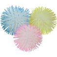 thumbnail image 1 of SET OF 3 RANDOM COLOR Glow in the Dark 4" Puffer Ball - Indoor Soft Hairy Air-Filled Sensory Ball- Sensory Fidget and Stress Balls - OT Autism, 1 of 9