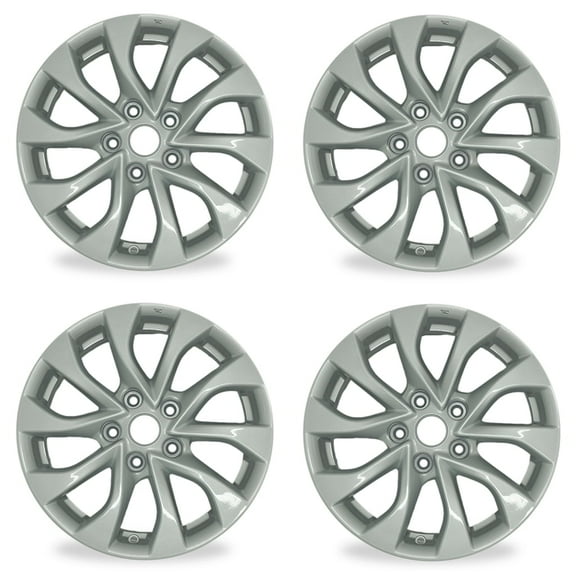 SET OF 4 16" 16X6.5 Alloy Wheels for Nissan Sentra 2016-2019 SILVER OEM Design Replacement Rim