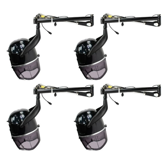 SET OF 4 BERKELEY LIBRA II Salon Hair Dryer with Wall Arm (Wall-Mounted Dryer)