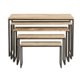 thumbnail image 1 of SET OF FIVE IRON & RECYC WOOD RECT NESTING DISPLAY RISERS, 1 of 3