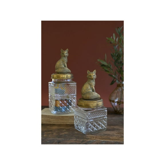 SET OF TWO FOX CANISTERS