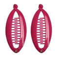 thumbnail image 1 of Motique Accessories Set of Two Hot Pink 3.5 inch Mini Banana Clip Hair Clincher Rounded Edges Comb, 1 of 5