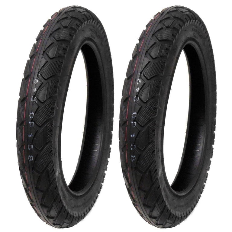 SET OF TWO: Street Tread Tire Size Fits Electric Bikes