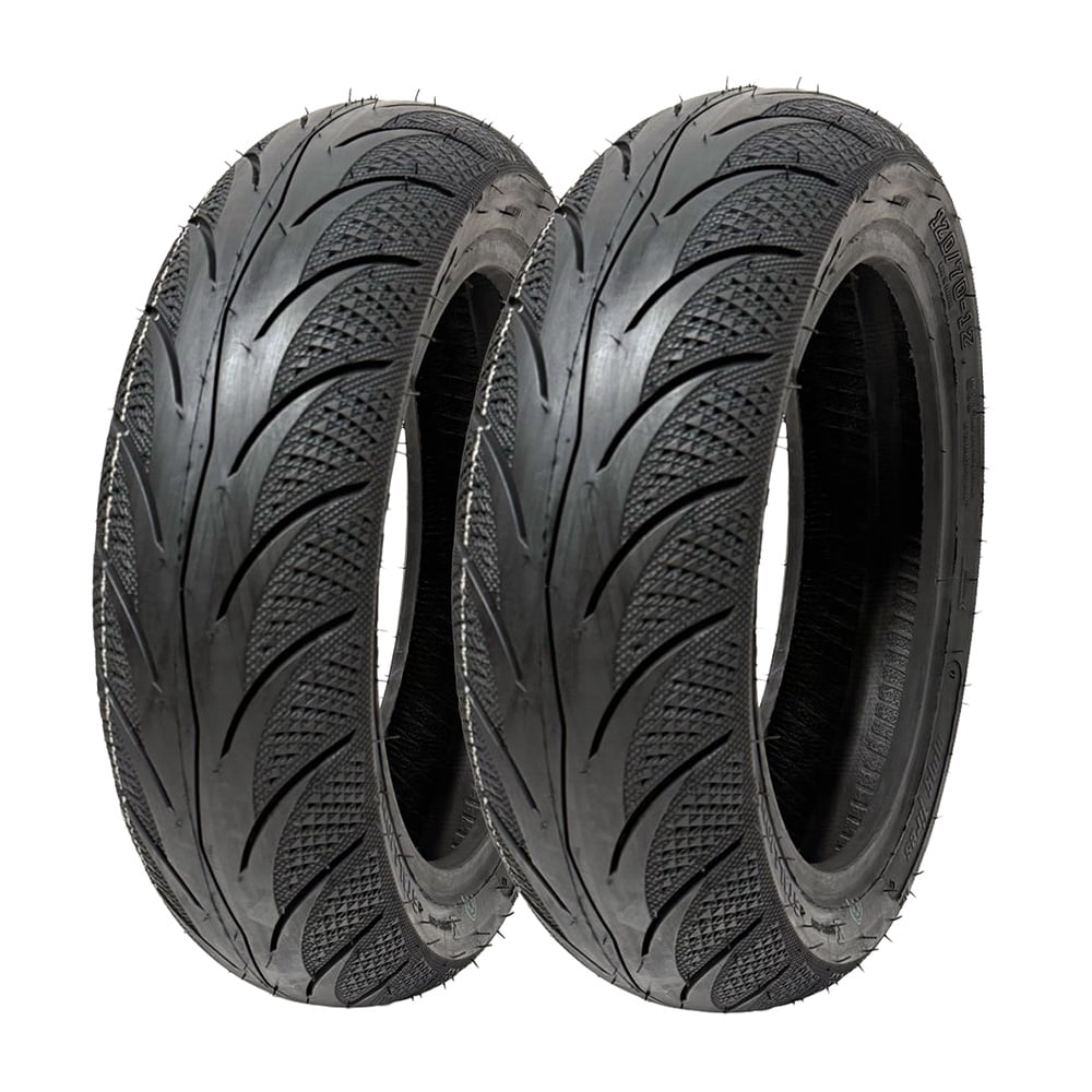SET OF TWO Tires 120/70-12 Street All-Weather Tread for 12 inches rims ...