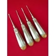 thumbnail image 1 of SET of 4 PCS STRAIGHT DENTAL EXTRACTING EXTRACTION LUXATING ELEVATOR GERMAN STAINLESS STEEL, 1 of 4