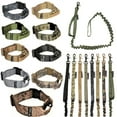 thumbnail image 1 of SET of Tactical COLLAR and LEASH Dog Military Army HEAVY DUTY Traning with HANDLE Width 1.5in Plastic Buckle  XXL: Neck 20" - 24", 1 of 6