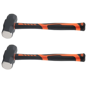 2 Pack 4 Lb Small Sledge Hammer, Mini Sledge Hammer 4 Pounds Steel Head And 12 Inch Long 777268