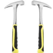 SEUNMUK 2 Pcs 32oz Masonry Pick Hammer, 11.8 inch Geology Rock Hammer with Pointed Tip and Skid Handle, Brick Hammer for Mining and Geologist