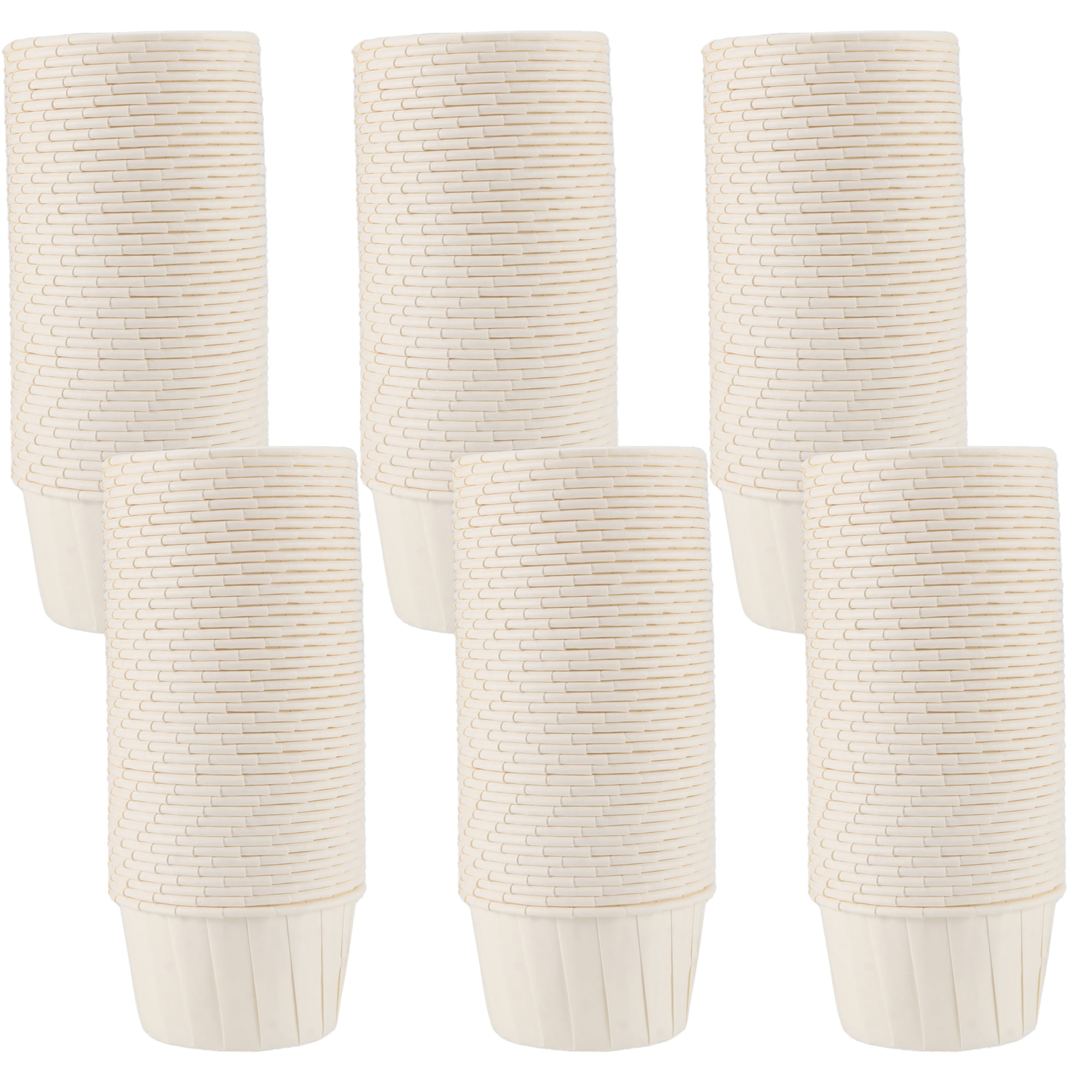 SEUNMUK 200 Pcs White Paper Souffle Portion Cups, 2oz Paper Condiment