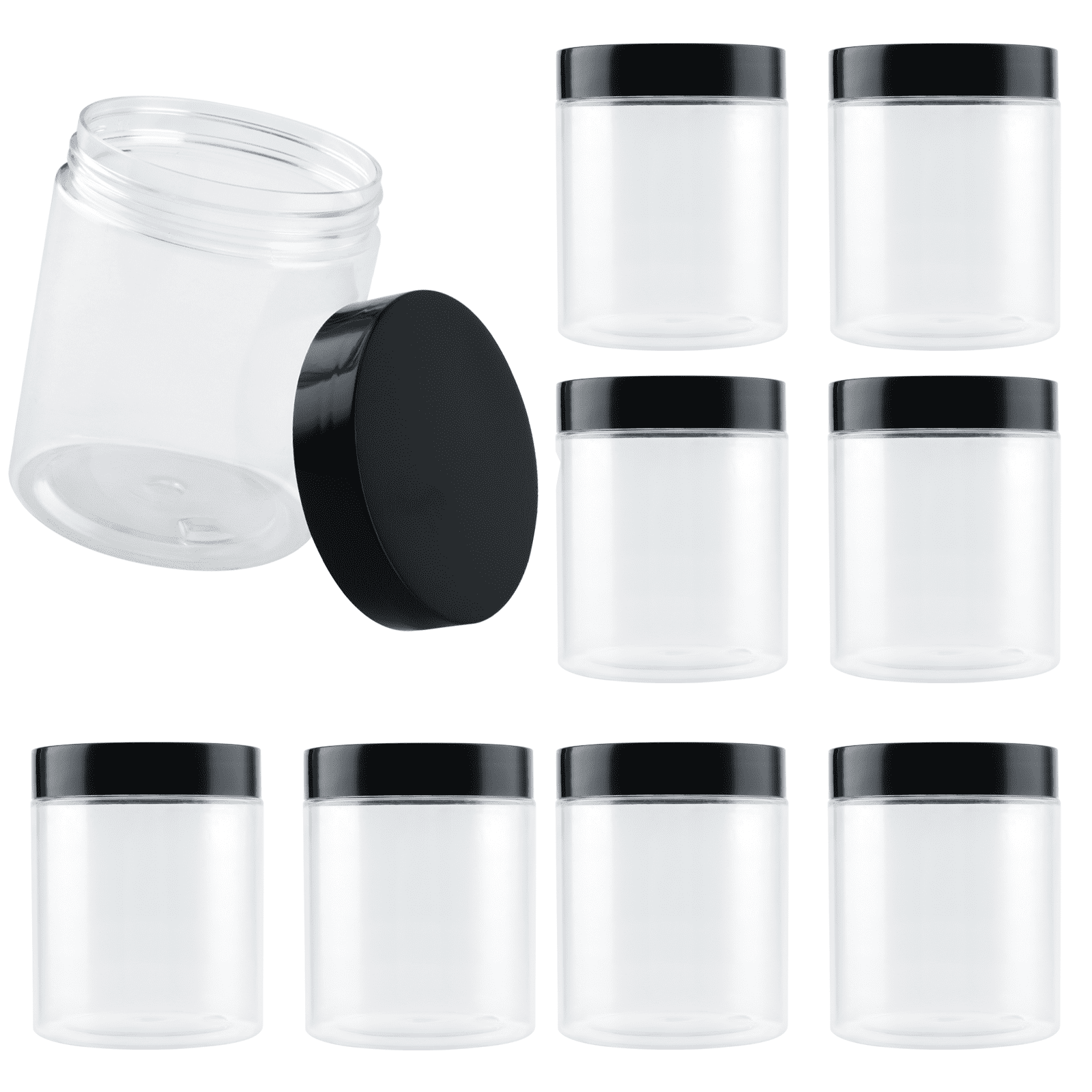 https://i5.walmartimages.com/seo/SEUNMUK-24-Pack-8oz-Clear-Round-Plastic-Jars-Lid-250ml-Wide-Mouth-Container-Empty-Sample-Storage-Pot-Slime-Food-Spices-Crafts_561c13e9-5a47-4e8d-a3d4-a92dcf4e928e.3bc228e288a563826bf015a1b2c2582a.png