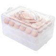 thumbnail image 1 of SEUNMUK 3 Layer Deviled Egg Tray with Lid, 72 Grid  Egg Holder, Plastic Egg Containers Storage Tray  for Fridge, Freezer, 1 of 5