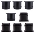 thumbnail image 1 of SEUNMUK 8 Packs 2 inch Black Furniture Legs Stainless Steel, Adjustable Sofa Legs for Wardrobe, Cabinet, 1 of 5