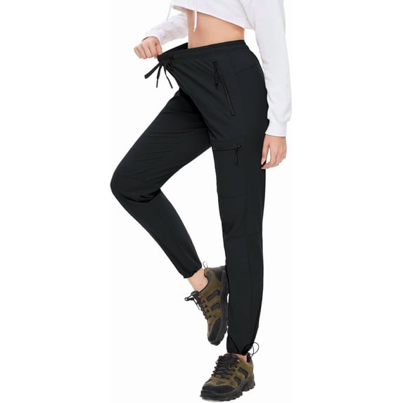 SEVEGO Womens Hiking Pants Tall Inseam 30"/32"/34"/36" Athletic Cargo Pants Lightweight 4 Zipper Pockets Water