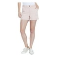 thumbnail image 1 of SEVEN7 Womens Beige Stretch Zippered Pocketed Utility Shorts 0, 1 of 4