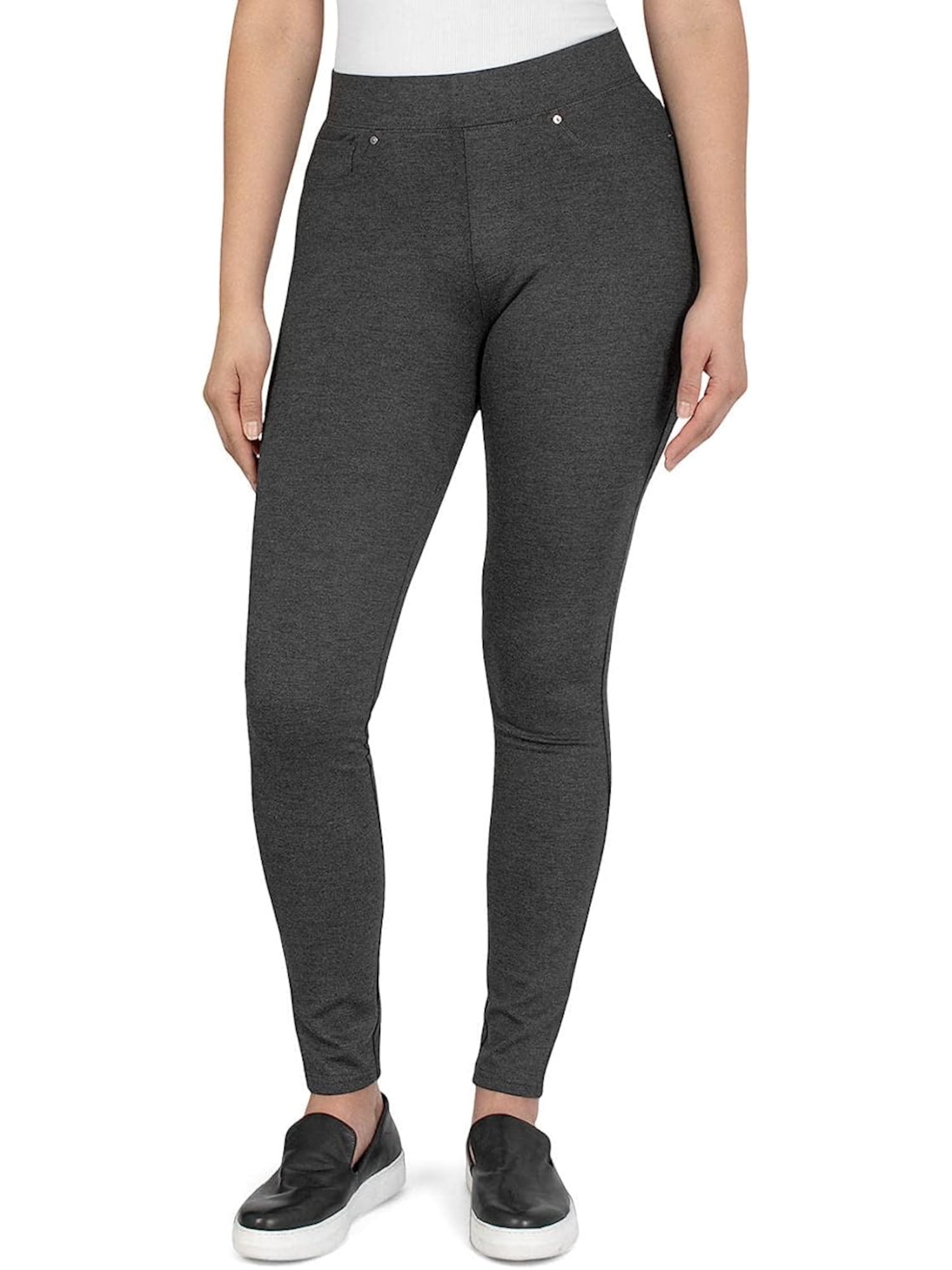 Seven7 Women's Pull On 4-Way Stretch Skinny Fit Ponte Legging