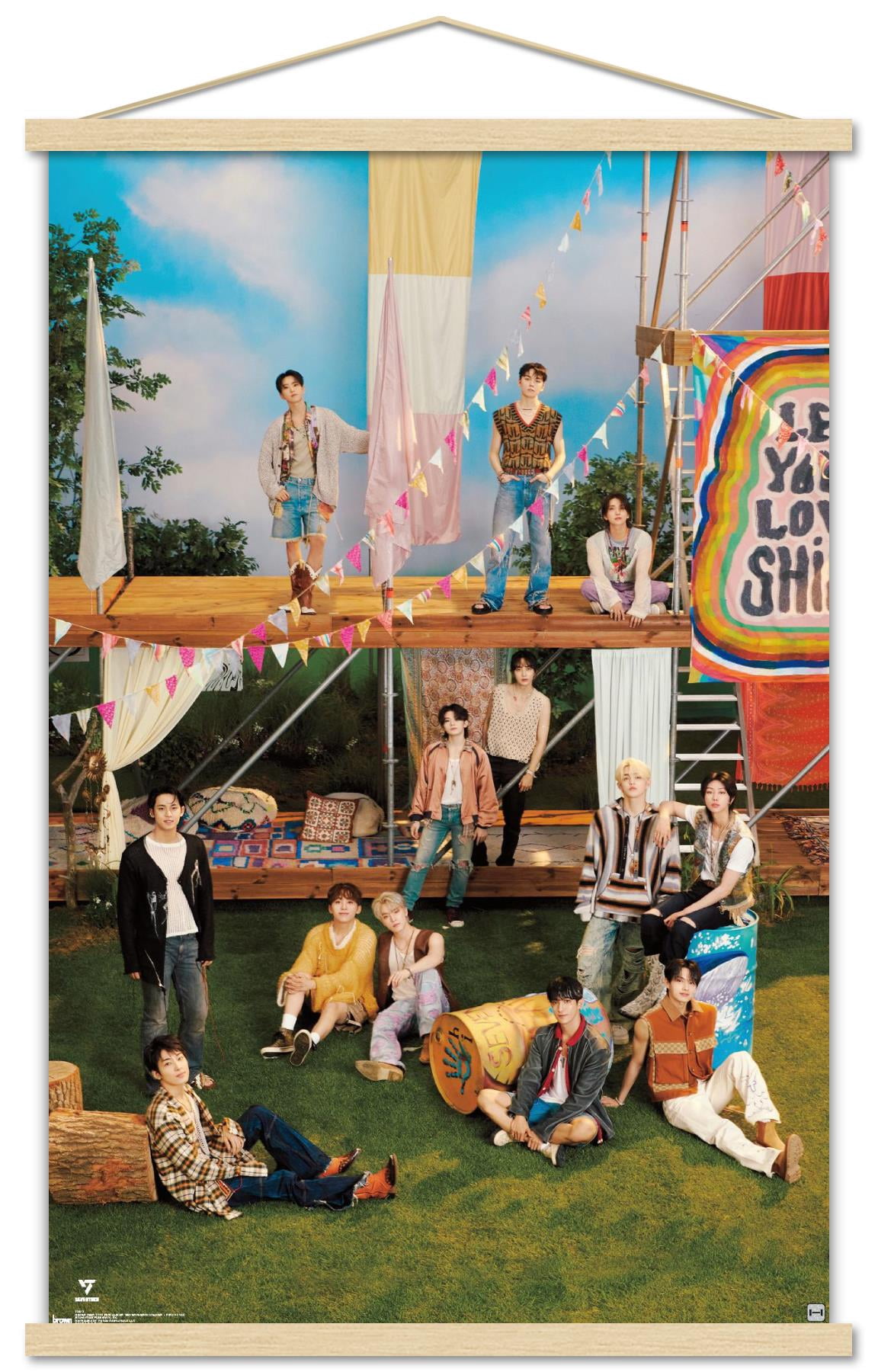 アイドル SEVENTEEN POSTER PACKAGE HEAVEN PM 2:14 SEVENTEEN 11TH MINI ALBUM 'SEVENTEENTH HEAVEN' / PM 2:14 Ver. Wall