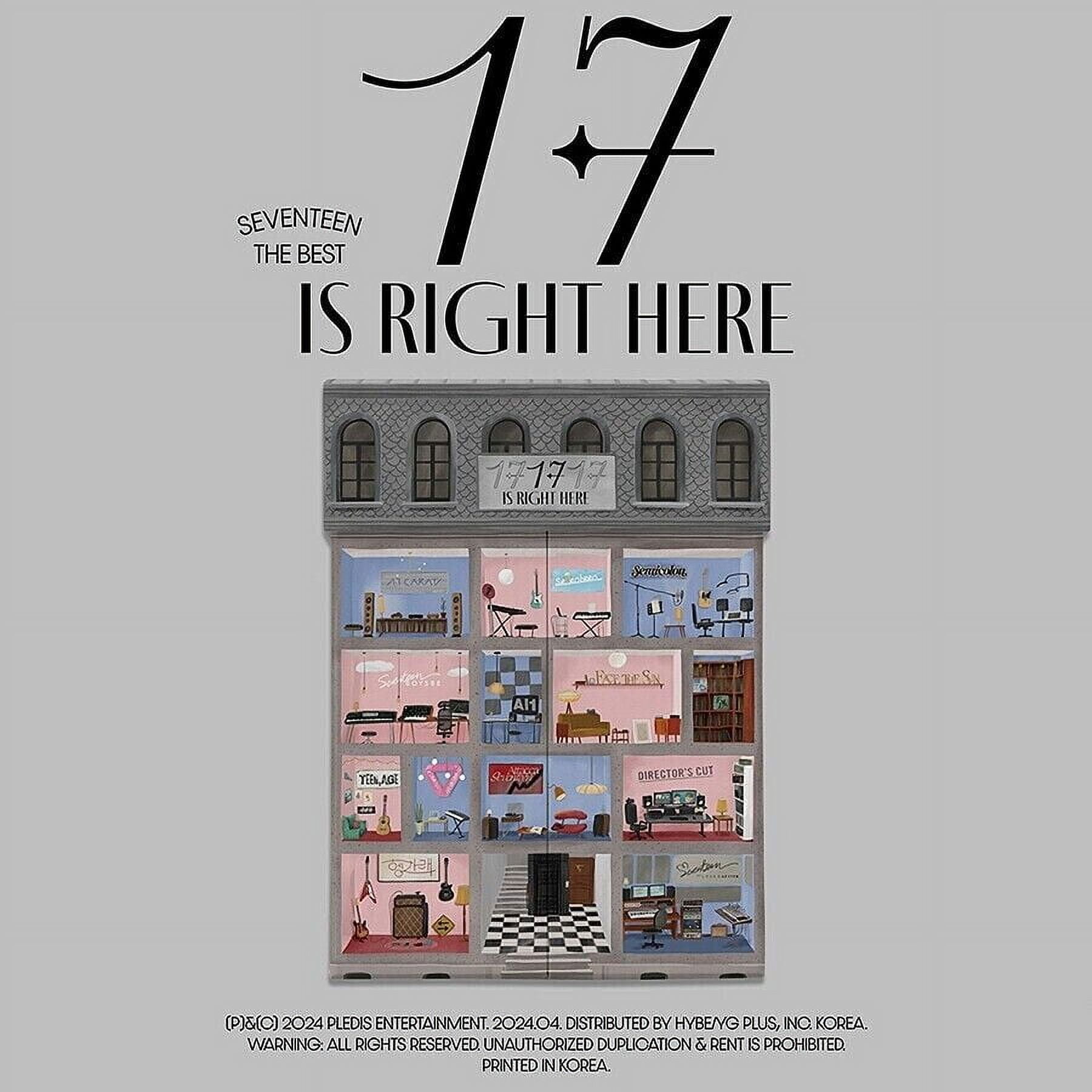 Free Shipping! SEVENTEEN [17 IS RIGHT HERE] BEST ALBUM (30th