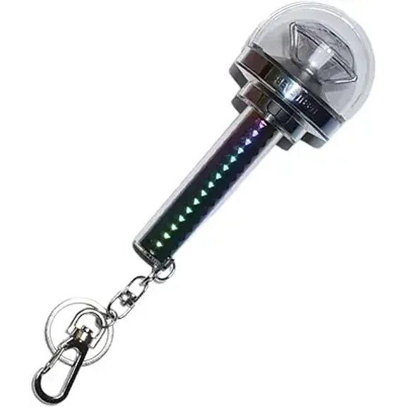 SEVENTEEN Lightstick Keychain Merch Merchandise Keyring Bag Pendant Accessories Gift (Built-in Battery)
