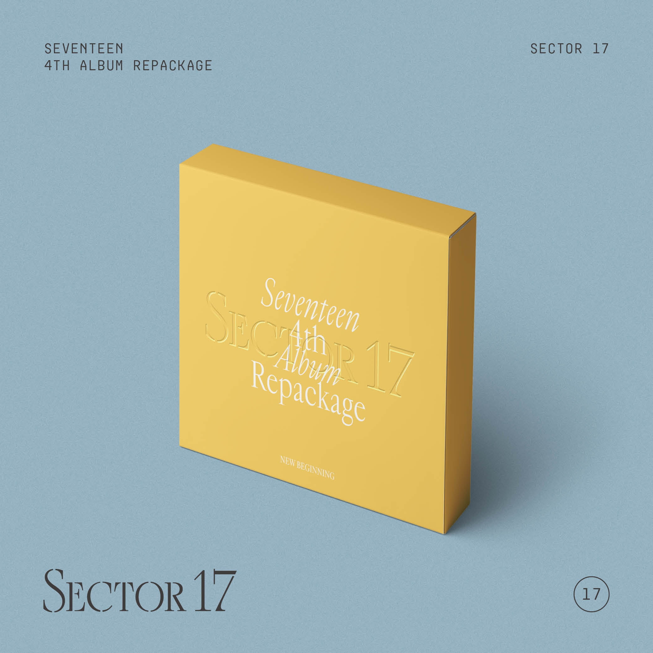 SEVENTEEN - SEVENTEEN 4th Album Repackage 'SECTOR 17' (NEW BEGINNING Ver.)  - CD