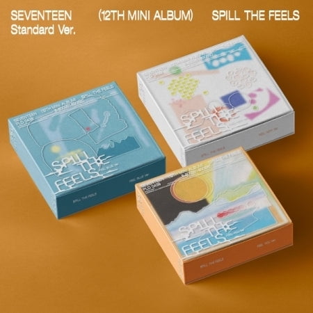 SEVENTEEN - [SPILL THE FEELS] 12th Mini Album STANDARD FEEL BLUE Version