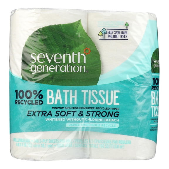 SEVENTH GENERAT - Gentle Hypo-Allergenic Bathroom Tissue - 1 EA, Case of 12