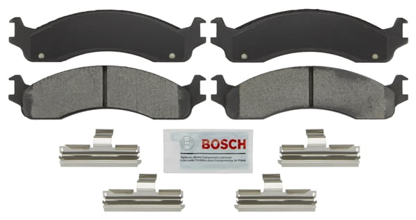 Front And Rear Bosch QuietCast Premium BP1084 Disc Brake Pad Set