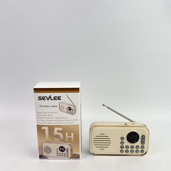 SEVLEE Portable radios,Portable Radio AM/FM/SW/LW/WB Weather Radio Shortwave Radio Receiver, Battery Operated Great Sound Wireless BT Mp3 Speaker