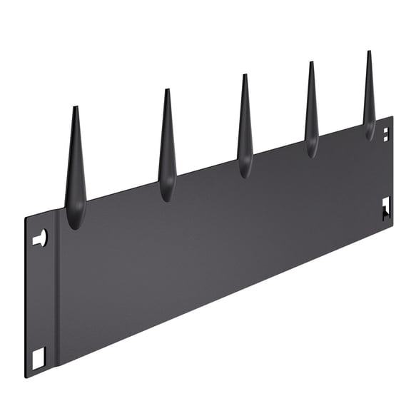 SEVORLEY Steel Landscape Edging 5 Pack 39 x 5 in Black Metal Garden Border Deep Profile Rust Resistant Lawn Edge for Raised Beds