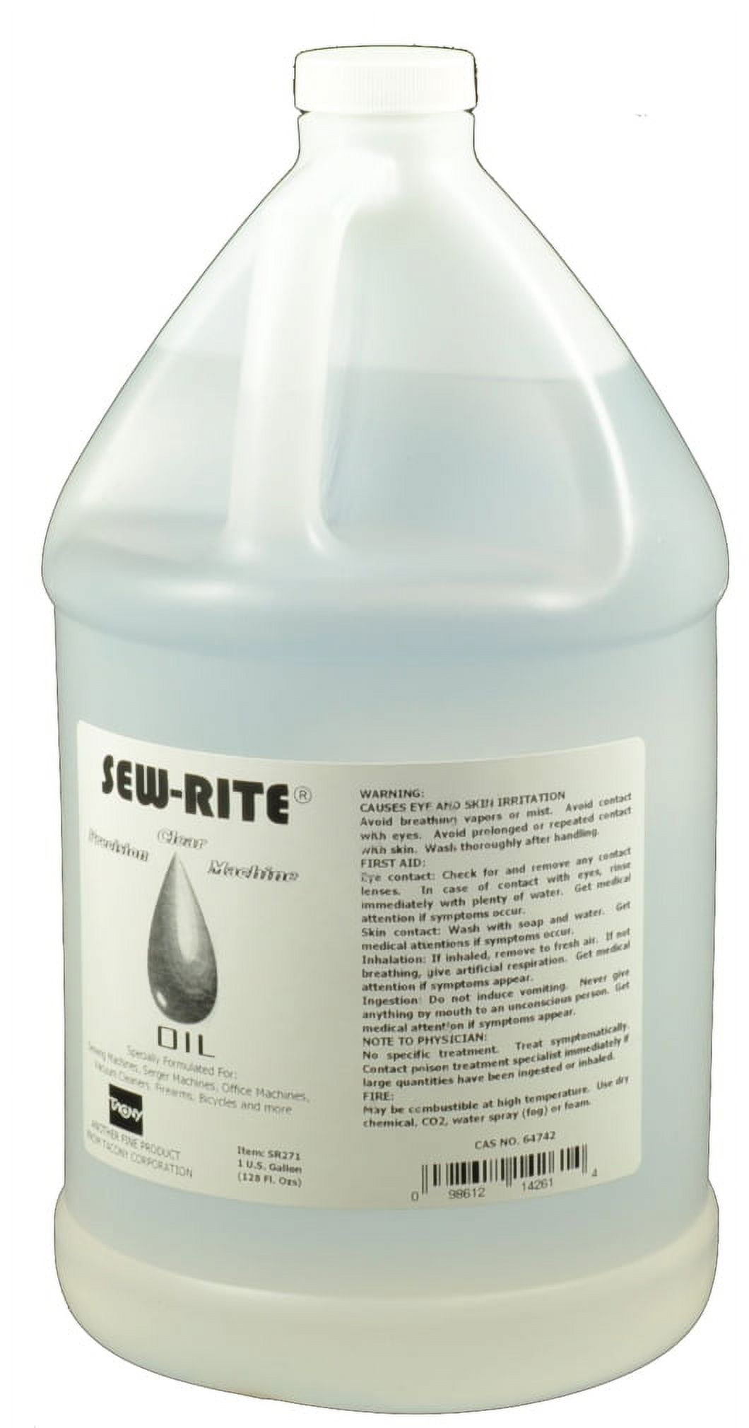 sewing machine lubricant walmart 1 Quart Lily White Industrial Sewing Machine Oil Made in USA, premium main image 1