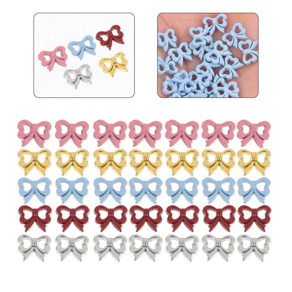 SEWACC 100Pcs DIY Buttons Bow Design for Doll Clothes and Toy Making
