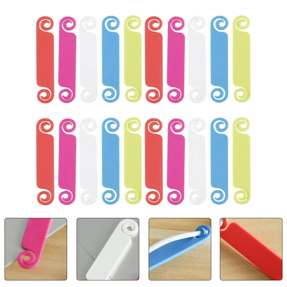 SEWACC 100Pcs Writable Cable Labels for Wire Markers Labels Rectangular Shape 6.3x1.3x0.2in for Office