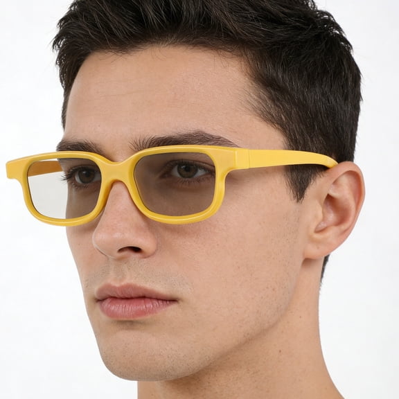 SEWACC 10Pcs 3D Movie Glasses for Monitor and Projector with Scratch Resistant Lenses