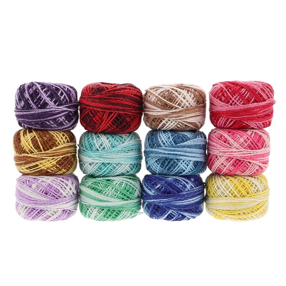 SEWACC Cotton Embroidery Floss Set, Assorted Colors, Durable and Soft for Vibrant DIY Crafts