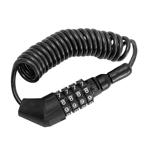 SEWACC Anti Theft Bike Cable Lock Motorbike Security Chain Black 1Pack 4X59In