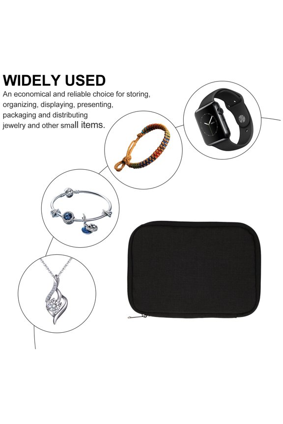 Black Nylon Watch Strap Organizer 1 Piece Travel Accessory for Outdoor Activities