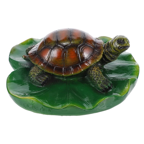 SEWACC 1Pcs Garden Turtle Figurines Resin Floating Turtle for Pond Decor